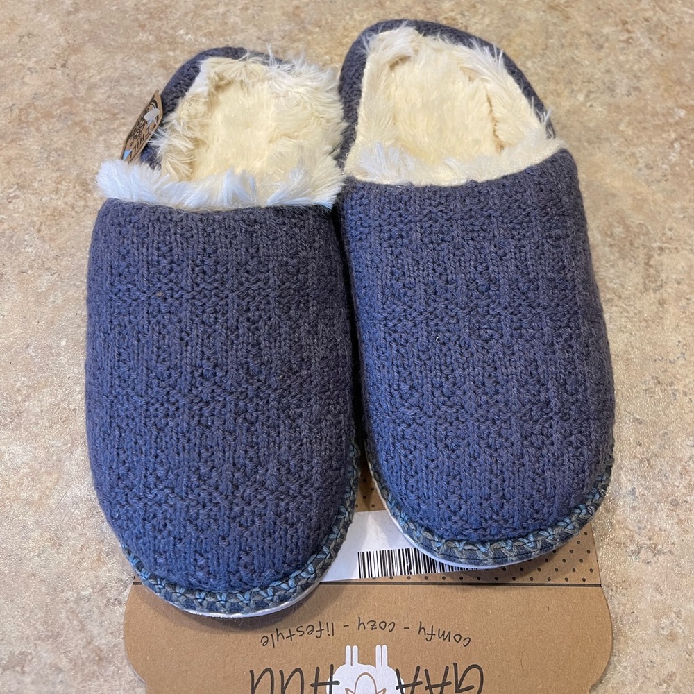 NEW GaaHuu Textured Knit Clog Slipper Women's Slipper Size 9/10 Large